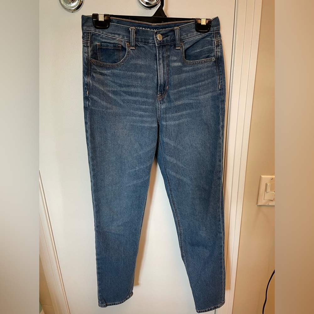 Blue mom jeans